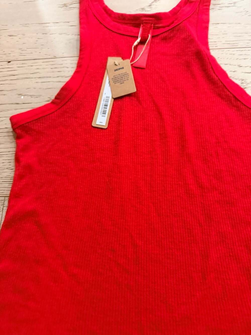 SKIMS Tank Top Red Ribbed - Picture 2 of 5